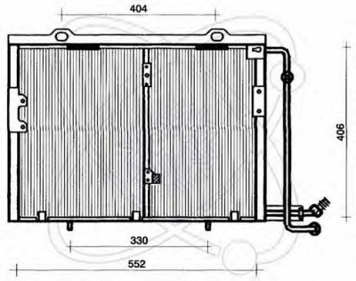 ELECTRO AUTO 30m0029 -  Конденсатор, кондиционер